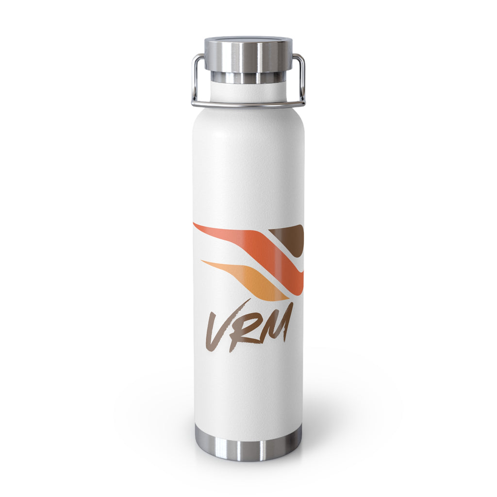 22oz Copper Vacuum Water Bottle — VRM Logo Insulated Bottle